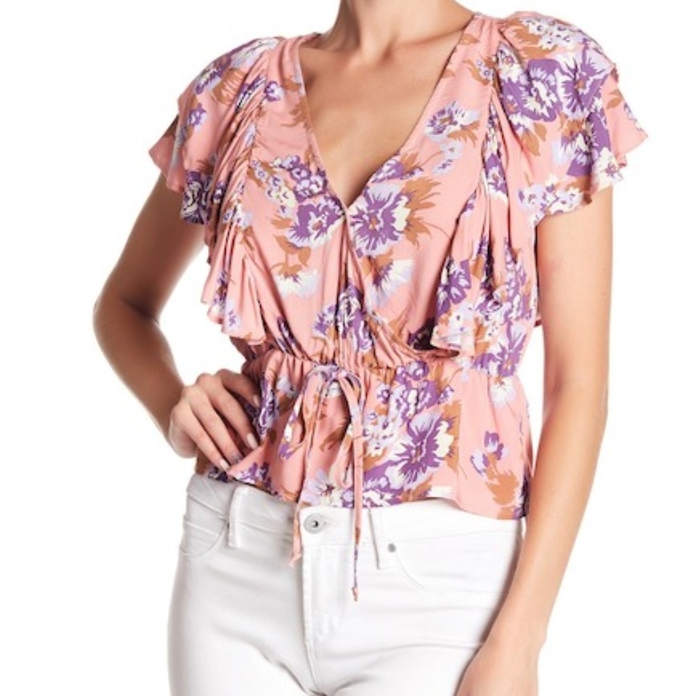 Ruffle Sleeves Top